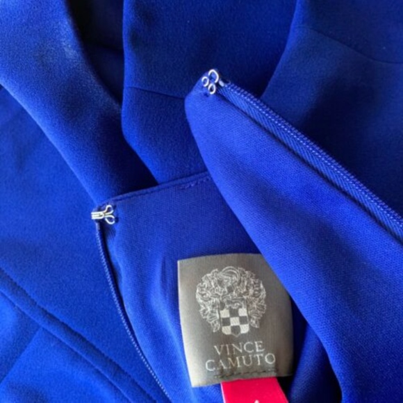 Vince Camuto Sleeveless Crepe Scuba Dress Damage - Picture 7 of 8